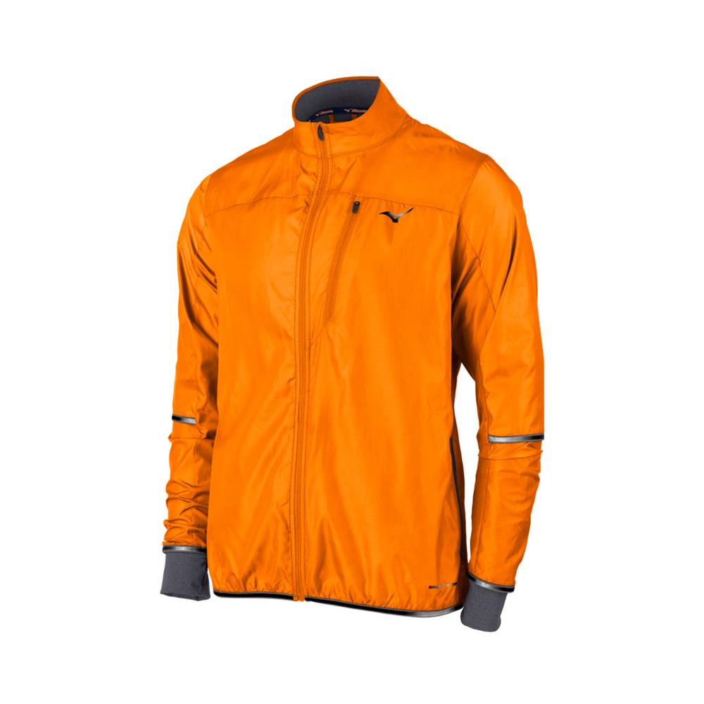 Mens Mizuno Breath Thermo® FZ Jacket Orange Philippines (VJFLOW038)